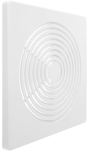 FUTUREORYY Fan Cover Replacement Bathroom Extractor Grill Square Ceiling Vent Cover Grille White