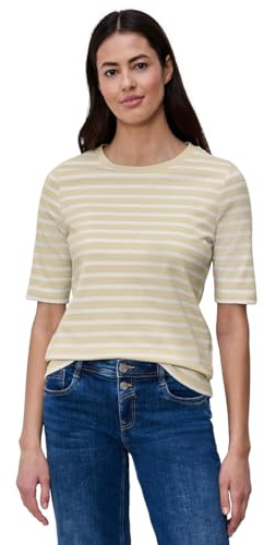 Damen Kurzarm T-Shirt mit Streifenmuster