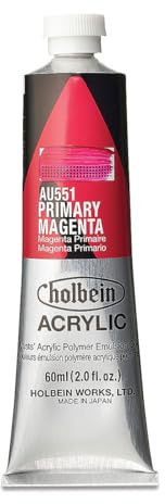 Holbein - Artist Heavy Body Acrylic - 60ml Tube - Primary Magenta