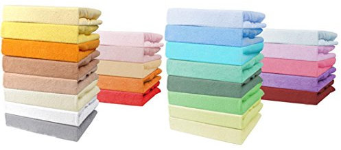 Best For Kids Spannbettlaken | Spannbettlaken 55x90 cm | Spannbettlaken für alle | 100% Baumwolle und Frottee Spannbettlaken und Jersey Spannbettlaken | Winter Spannbettlaken | warme spannbettlaken