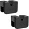 DEDC 2 Tamponi in Gomma per Cric Sollevatore Auto Ponte con Scanalatura Evita Graffi Danni per Dura Resistente Universale Jack Pad Stand Nero