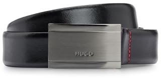 HUGO Herren gexter-l_sz30 G rtel, Schwarz001, 105 EU