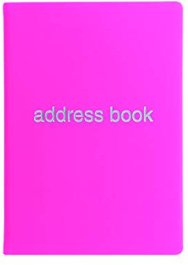 Letts Dazzle Adressbuch, A5, Rosa