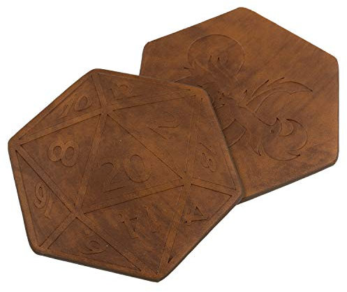 Dungeons and Dragons - Untersetzer (2er Pack)