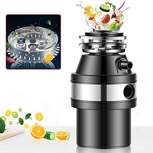 Wangkangyi 370W Elettrico Tritarifiuti da 1 Litro Smaltimento Rifiuti Domestici Tritarifiuti Alimentare