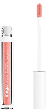 Wet n Wild, Mega Slicks Lip Gloss, Extra Glänzender Lippenstift mit Heller und Strahlender Textur für Weiche, Volle, Gesunde Lippen, Formel mit Hyaluronsäure und Veganem Kollagen, Cherish