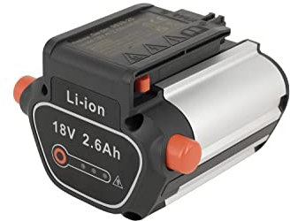 PowerSmart® Batteria agli ioni di litio da 2600 mAh, 18 V, per Trattorino Tagliaerba Gardena 9335-20, 9823-20, 9825 (Trimmer ComfortCut Li-1823R), 9825-20, 9837-20, 9838-20, 9839-20