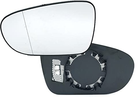 HZ-DESIGN Spiegelglas für Außenspiegel Glas Links Asphärisch beheizt passend für Ford Galaxy VW Sharan VW Alhambra