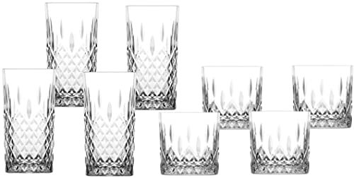 Gläserset Odin - 8 teilig/Whiskygläser/Longdrinkgläser/Wassergläser