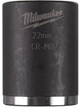Milwaukee Shockwave 1/2'' Short Socket 22 mm