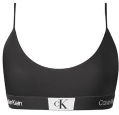 Calvin Klein Unlined Bralette 000qf7216e Bralette, Nero (Black), S Donna