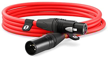 RØDE XLR-3 Premium XLR Cable (3m, Red)