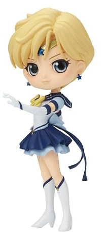 BANPRESTO Sailor Uranus - Moon Q Posket 14cm Anime Figurine Black