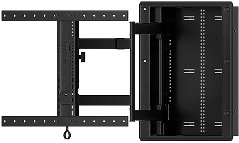 SANUS Recessed TV Wall Mount for 42-85 Screens - Premium Full Motion TV Mount Tilts, Swivels & Extends for Optimal Views - Easy Install & Low Profile Design - VIWLF128-B2