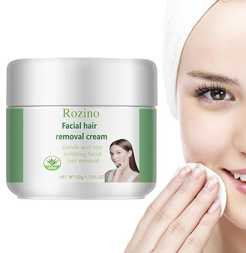 Aloe-Haarentfernungscreme,Aloe Bikini Haarentfernungscreme - 1,75 fl Oz feuchtigkeitsspendende, beruhigende, natürliche, milde, schnelle Haarentfernungscreme für empfindliche Haut Shenrongtong