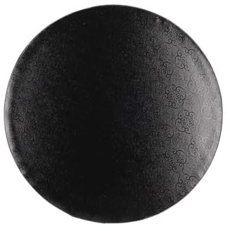 Jacobi Decor Cake Company Tortenplatte schwarz rund 250 x 10 mm | 5 Stück Cake Board rund | auch für dicke und mehrstöckige Torten | hochwertige Alukaschierung | 10mm dick