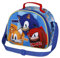 Sonic The Hedgehog - SEGA -Trio-Porta Merenda 3D, Blu, 25.5 x 20 cm