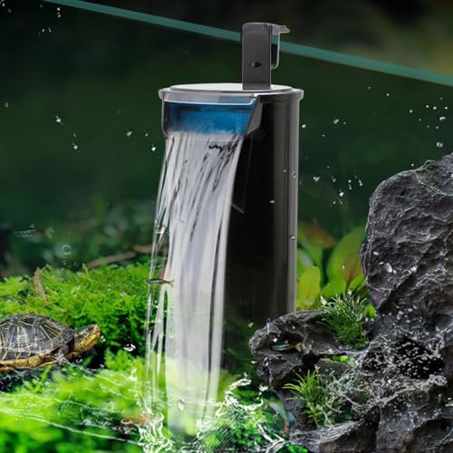 KINGYEENUO Turtle Tank Filter, Aquarium Innenfilter Fisch Tank Filter
