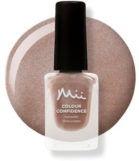 Mii Colour Confidence Quick Dry Nail Paint | Long Lasting & Fast Drying | Strengthening Polish with Nourishing Formula | 14ml | Inca Jewels, Light Bronze