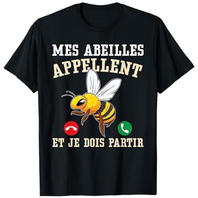 Abeille Drôle Apiculteur Miel Mes Abeilles Appellent T-Shirt