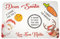 1stclassgifts Personalised Christmas Eve Plate/Tray/Board Dear Santa Xmas Kids Children's Treat (UV PRINTED)