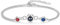 Personalisierte Damen Armband Mit Foto Projektion, Armkette Verstellbar Damenarmband Geburtsstein Geschenk Für Weihnachten Muttertag Geburtstag Für Mutter Großmutter Ehefrau (style 2 - Silber)