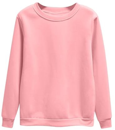 Pull D Hiver Femme Sweat sans Capuche Femme Sweat Halloween Pull Femme Violet Sweat Rouge Femme sans Capuche Pull Femme Grande Taille 48/50 Crewneck Sweatshirt Oversize Pull Rose 2XL