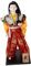 TOBBOMEY Japanische -Figur Asiatische Babypuppe Puppen-Outfit Wiedergeborene Puppe Badespielzeug Für Babys Babypuppen Home Decoration Hausdeko Desktop- -Ornament Wohndekoration Gips