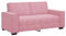 vidaXL 2-Sitzer-Sofa Rosa 140 cm Samt