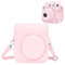 PU Housse de Protection en Cuir pour fuji Mini 12/11 Instant Film Camera Sac de Voyage avec bandoulière réglable