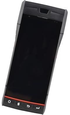 Handheld -POS -Terminal mit Drucker Android 9.0 PDA für Supermarktrestaurant Warehouse (Black with scanner function)