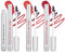 Prreal 3PCS Peel Off Lip Liner Stain Set, Tattoo Peel off Lip Stain Long Lasting with Lip Setting Spray and Tweezers, Quickly Color Highly Pigmented Matte Lip Tint Stain Lipstick