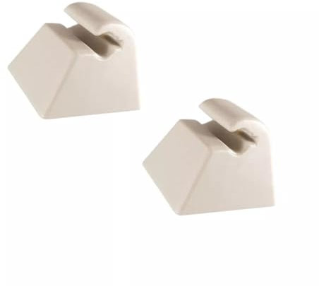 Easy Link 2 X Parasole Supporto Clip Beige Compatibile con Opel Corsa B Vectra A Astra F Tigra Omega Senator Vivaro 1438336 90332334