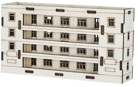 KOMBIUDA Miniatur-holzhaus-modellbausatz Zum Selbermachen Kleines Haus Aus Holz DIY Bausatz Für Bastelarbeiten Modellbau Und Miniatur-Dekoration