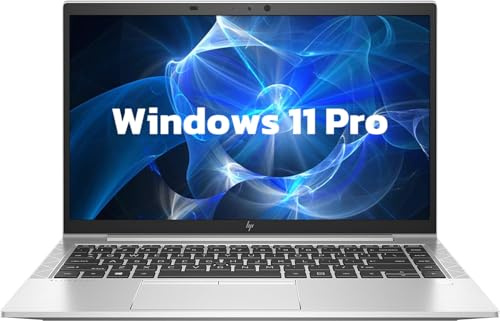 HP EliteBook 840 G8 Business-Laptop, 14 Zoll FHD-Notebook, Intel Core i5-1135G7, 16 GB RAM, 256 GB SSD, US QWERTY-Tastatur, Windows 11 Pro (Generalüberholt)