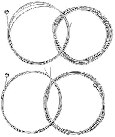 Cuerdas para bajo, 1 mm 1.4 mm 2 mm 2.5 mm Cuerda duradera de 4 cuerdas con acero y aleación de níquel para accesorios de bajo eléctrico