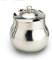 Cafe Ole Royal Collection Sucrier et couvercle en acier inoxydable 18/8 avec bec verseur soudé à l'argon 343 ml