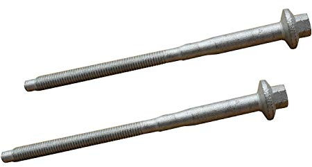 TAKPART 2x Injektorklemmschrauben Kraftstoffanlage Zubehör für Transit MK7 2.2 2.4 TDCI 2006+ 1372386