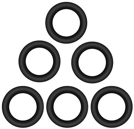 RiToEasysports Angeln Gummischeibe Gummiring Unterlegscheibe für Angeln 100 Teile/Beutel Bissanzeiger Angelrute Stecker Zubehör Angelgerät