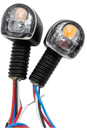 LED Blinker & Rücklicht Koso Nano 14 x 10mm M6, schwarz matt E-geprüft universal für Motorräder