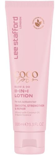 Lee Stafford Coco Loco & Agave Blow & Go 11-in-1 Crema Capelli - Condizionatore,Trattamento