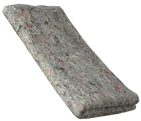 Triplast Umzugsdecke (150 cm x 200 cm), Decke aus strapazierfähiger Wollmischung, ideal für Möbelschutz, Lieferwagentransport, Umzug, Verpackung und Lagerung, 1 Stück