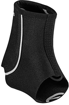 Rehband Knöchelbandage aus Neopren, Bandage für Knöchel und Sprunggelenk, Farbe:Schwarz, Größe:S