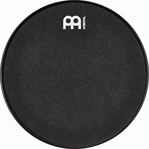 Meinl Cymbals Marshmallow Übungspad 12 Zoll (30,48cm) leises Drum Practice Pad, mittlerer Rebound, montierbar auf Becken Ständer und Stativ – Schwarz – Schlagzeug und Percussion Zubehör (MMP12BK)