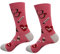 Wansruee Unisex-Socken für Arztkrankenschwester, Krankenhaus-Thema, lustige Wadensocken, Geschenke für Männer und Frauen, rose, One size