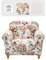 Lydevo Sofabezug 1 Sitzer Stretch Sofahusse Elastischer Sofabezug Spandex Sofa Überzug mit 2 Kissenbezug Anti-Rutsch Waschbar Sofa Protection Cover Schonbezug Couch,Blume