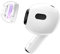 SpinFit Superfine für AirPods Pro Gen 1 & 2 – SS – Medizinisches Silikon, patentierte Ersatz-Ohrstöpsel und Adapter für höchsten Komfort (EIN Paar) (Ohrstöpsel installiert)