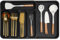 Yafe Cutlery Drawer Organiser, Expandable Kitchen Drawer Organiser Cutlery Trays for Kitchen Drawers 6 Compartment Adjustable Large Utensil Drawer Organiser Knife and Fork Drawer Organiser,Black