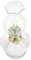 VILLCASE Lampe À Kérosène Vintage Verre Transparent Lanterne À Huile Rétro pour Décoration Intérieure Et Éclairage Urgence