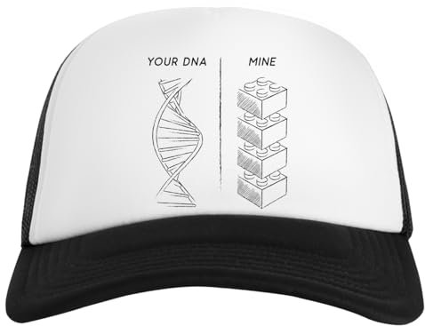 Jinbetee Dänischer Ziegelstein Fan DNA Weißes Baseball Cap Unisex Snapback White Baseball Cap Unisex Snapback